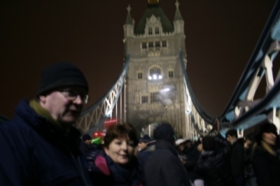 Crowd at Tower Bridge